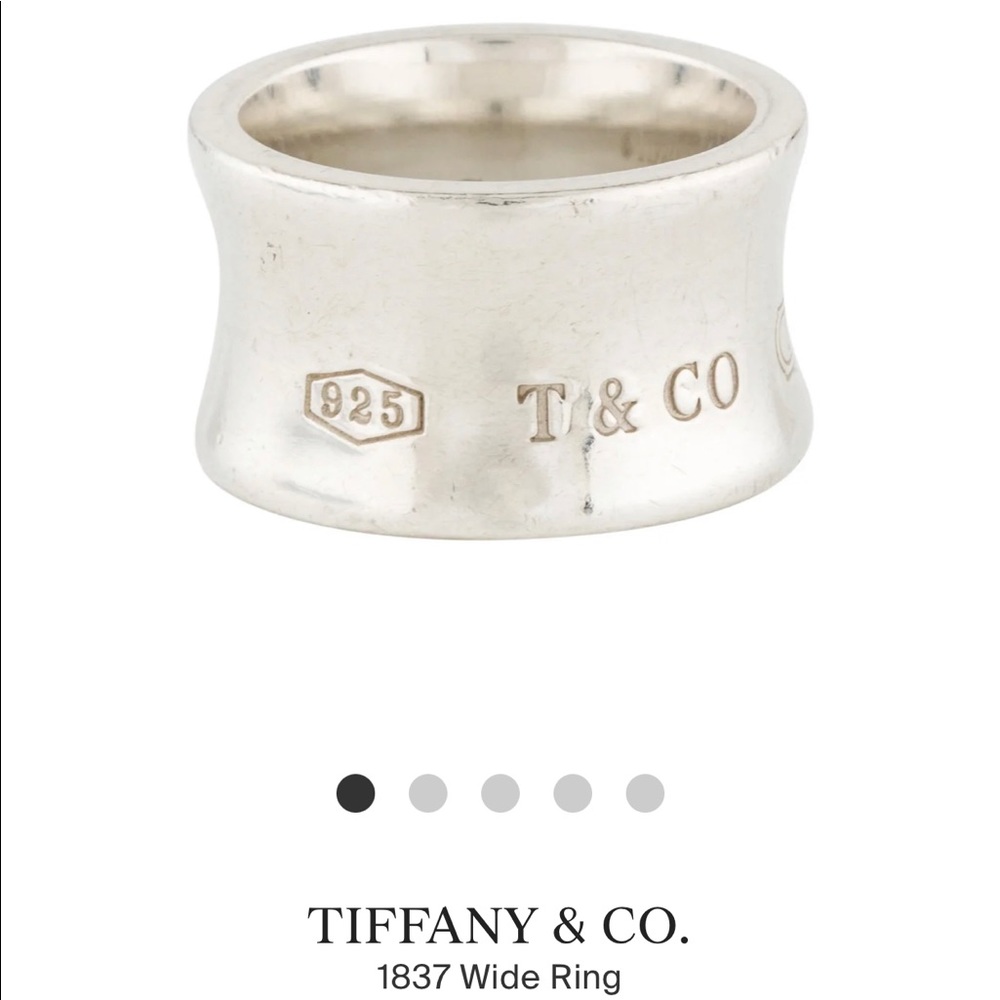 Tiffany & Co 1837 wide ring